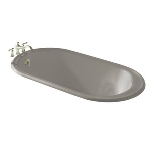 K711-K4 Iron Works 66" Soaking Tub - Cashmere K711-K4 Iron Works 66" Soaking Tub - Cashmere