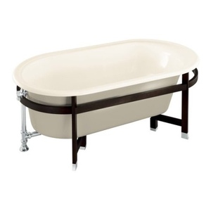 K727-2S-47 Iron Works Tellieur 66" Soaking Tub - Almond K727-2S-47 Iron Works Tellieur 66" Soaking Tub - Almond