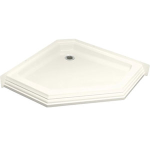 K9468-96 Memoirs Corner Shower Base - Biscuit K9468-96 Memoirs Corner Shower Base - Biscuit