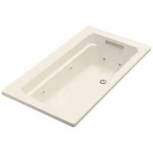K1122-H-47 Archer 60'' x 32'' Whirlpool Bath - Almond K1122-H-47 Archer 60'' x 32'' Whirlpool Bath - Almond