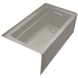 K1122-HR-K4 Archer 60'' x 32'' Whirlpool Bath - Cashmere K1122-HR-K4 Archer 60'' x 32'' Whirlpool Bath - Cashmere
