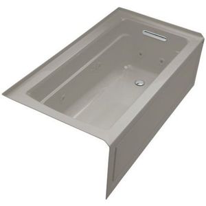 K1122-RA-K4 Archer 60'' x 32'' Whirlpool Bath - Cashmere K1122-RA-K4 Archer 60'' x 32'' Whirlpool Bath - Cashmere