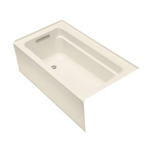 K1123-LA-47 Archer 60'' x 32'' Soaking Tub - Almond K1123-LA-47 Archer 60'' x 32'' Soaking Tub - Almond