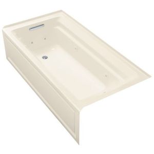 K1124-HL-47 Archer 72"x 36" Whirlpool Bath - Almond K1124-HL-47 Archer 72"x 36" Whirlpool Bath - Almond