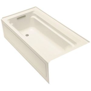 K1125-LA-47 Archer 72" x 36" Soaking Tub - Almond K1125-LA-47 Archer 72" x 36" Soaking Tub - Almond