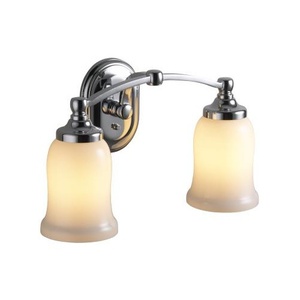 K11422-CP Bancroft 2 Bulb Bathroom Lighting - Polished Chrome K11422-CP Bancroft 2 Bulb Bathroom Lighting - Polished Chrome