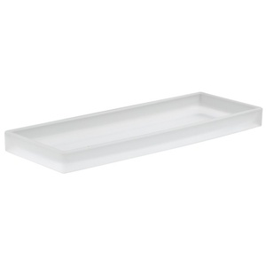 K11597-FRG Loure Soap Dish Bathroom Accessory - Frosted Glass K11597-FRG Loure Soap Dish Bathroom Accessory - Frosted Glass