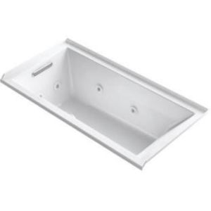 K1167-LH2-0 Underscore 60'' x 30'' Whirlpool Bath - White K1167-LH2-0 Underscore 60'' x 30'' Whirlpool Bath - White