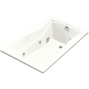 K1239-HB-0 Mariposa 60'' x 36'' Whirlpool Bath - White K1239-HB-0 Mariposa 60'' x 36'' Whirlpool Bath - White