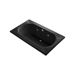 K1418-HN-7 Memoirs 72" x 42" Whirlpool Bath - Black K1418-HN-7 Memoirs 72" x 42" Whirlpool Bath - Black
