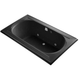 K1418-GCR-7 Memoirs 72" x 42" Air Tub - Black K1418-GCR-7 Memoirs 72" x 42" Air Tub - Black