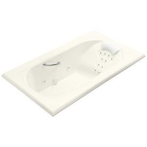 K1418-V-96 Memoirs 72" x 42" Whirlpool Bath - Biscuit K1418-V-96 Memoirs 72" x 42" Whirlpool Bath - Biscuit