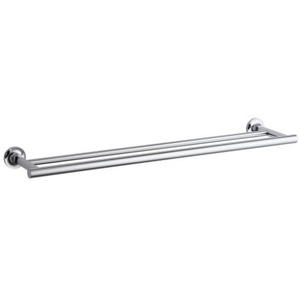 K14375-CP Purist Towel Bar Bathroom Accessory - Polished Chrome K14375-CP Purist Towel Bar Bathroom Accessory - Polished Chrome