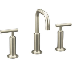 K14407-4-BN Purist 8'' Widespread Bathroom Faucet - Vibrant Brushed Nickel K14407-4-BN Purist 8'' Widespread Bathroom Faucet - Vibrant Brushed Nickel