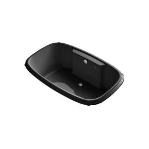 K1457-H2-7 Portrait 66" Whirlpool Bath - Black K1457-H2-7 Portrait 66" Whirlpool Bath - Black
