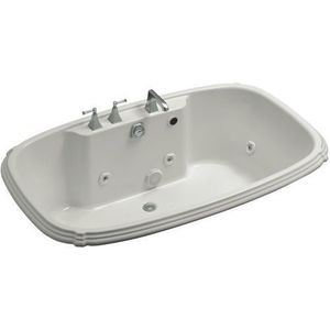 K1457-H2-95 Portrait 66" Whirlpool Bath - Ice Grey K1457-H2-95 Portrait 66" Whirlpool Bath - Ice Grey