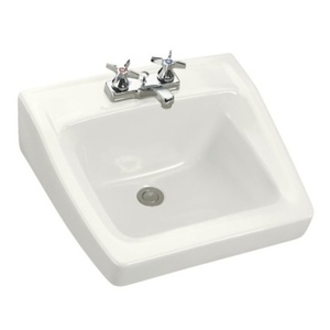 K1729-0 Chesapeake Wall Hung Bathroom Sink - White K1729-0 Chesapeake Wall Hung Bathroom Sink - White