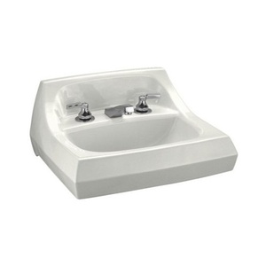 K2006-0 Kingston Wall Hung Bathroom Sink - White K2006-0 Kingston Wall Hung Bathroom Sink - White