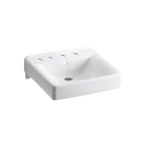 K2053-L-0 Soho Wall Hung Bathroom Sink - White K2053-L-0 Soho Wall Hung Bathroom Sink - White