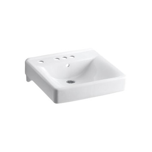 K2054-L-0 Soho Wall Hung Bathroom Sink - White K2054-L-0 Soho Wall Hung Bathroom Sink - White