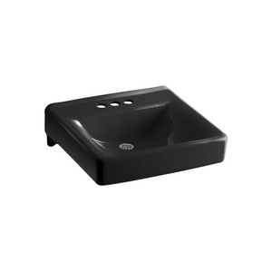 K2054-N-7 Soho Wall Hung Bathroom Sink - Black K2054-N-7 Soho Wall Hung Bathroom Sink - Black