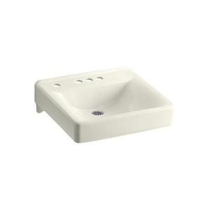 K2054-NL-96 Soho Wall Hung Bathroom Sink - Biscuit K2054-NL-96 Soho Wall Hung Bathroom Sink - Biscuit
