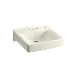 K2054-R-96 Soho Wall Hung Bathroom Sink - Biscuit K2054-R-96 Soho Wall Hung Bathroom Sink - Biscuit