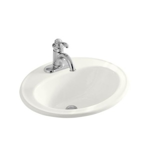 K2196-1-0 Pennington Self Rimming Bathroom Sink - White K2196-1-0 Pennington Self Rimming Bathroom Sink - White