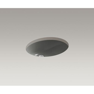 Grey Undermount Bathroom Sink k2210-58 caxton undermount style bathroom sink - thunder grey at Grey Undermount Bathroom Sink k2210-58 caxton undermount style bathroom sink - thunder grey at
