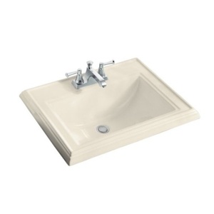 K2241-1-47 Memoirs Self Rimming Bathroom Sink - Almond K2241-1-47 Memoirs Self Rimming Bathroom Sink - Almond