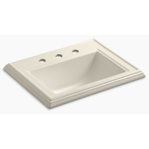 K2241-8-47 Memoirs Self Rimming Bathroom Sink - Almond K2241-8-47 Memoirs Self Rimming Bathroom Sink - Almond