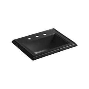 K2241-8-7 Memoirs Self Rimming Bathroom Sink - Black K2241-8-7 Memoirs Self Rimming Bathroom Sink - Black