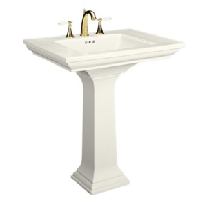 K2268-1-96 Memoirs Stately Pedestal Bathroom Sink - Biscuit K2268-1-96 Memoirs Stately Pedestal Bathroom Sink - Biscuit