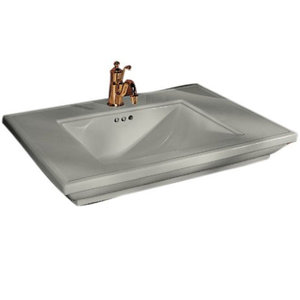 K2269-8-95 Memoirs Stately Console Bathroom Sink - Ice Grey K2269-8-95 Memoirs Stately Console Bathroom Sink - Ice Grey