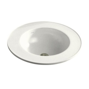 K2282-0 Camber Self Rimming Bathroom Sink - White K2282-0 Camber Self Rimming Bathroom Sink - White