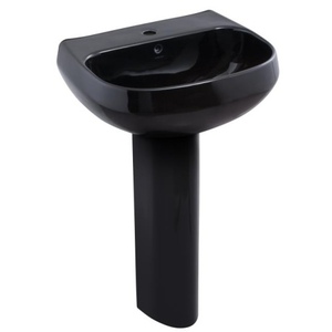 K22931-7 Wellworth Pedestal Bathroom Sink - Black K22931-7 Wellworth Pedestal Bathroom Sink - Black