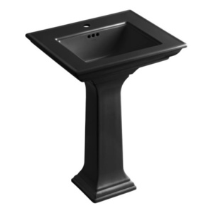 K2344-1-7 Memoirs Stately Pedestal Bathroom Sink - Black K2344-1-7 Memoirs Stately Pedestal Bathroom Sink - Black