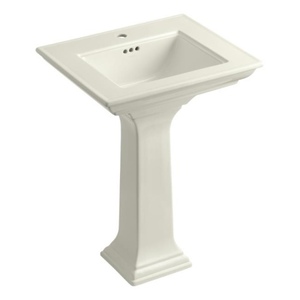 K2344-1-96 Memoirs Stately Pedestal Bathroom Sink - Biscuit K2344-1-96 Memoirs Stately Pedestal Bathroom Sink - Biscuit