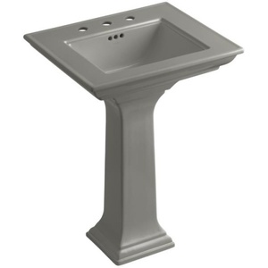 K2344-8-K4 Memoirs Stately Pedestal Bathroom Sink - Cashmere K2344-8-K4 Memoirs Stately Pedestal Bathroom Sink - Cashmere