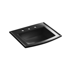 K2356-8-7 Archer Self Rimming Bathroom Sink - Black K2356-8-7 Archer Self Rimming Bathroom Sink - Black