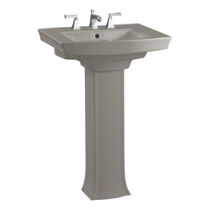 K2359-4-K4 Archer Pedestal Bathroom Sink - Cashmere K2359-4-K4 Archer Pedestal Bathroom Sink - Cashmere