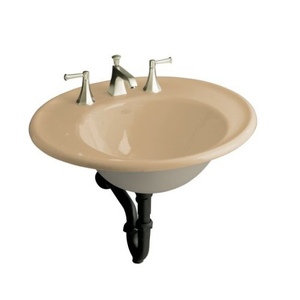 K2822-1S-33 Iron Works Wall Hung Bathroom Sink - Mexican Sand K2822-1S-33 Iron Works Wall Hung Bathroom Sink - Mexican Sand