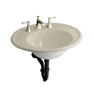 K2822-1W-G9 Iron Works Wall Hung Bathroom Sink - Sandbar K2822-1W-G9 Iron Works Wall Hung Bathroom Sink - Sandbar