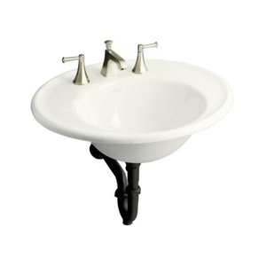 K2822-4W-0 Iron Works Wall Hung Bathroom Sink - White K2822-4W-0 Iron Works Wall Hung Bathroom Sink - White