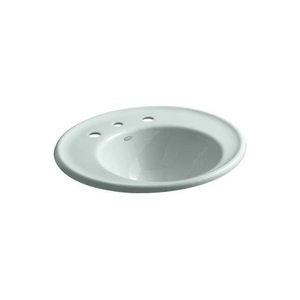 K2822-8S-FE Iron Works Wall Hung Bathroom Sink - Frost K2822-8S-FE Iron Works Wall Hung Bathroom Sink - Frost