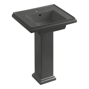 K2844-1-58 Tresham Pedestal Bathroom Sink - Thunder Grey K2844-1-58 Tresham Pedestal Bathroom Sink - Thunder Grey