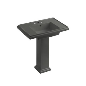 K2845-4-58 Tresham Pedestal Bathroom Sink - Thunder Grey K2845-4-58 Tresham Pedestal Bathroom Sink - Thunder Grey