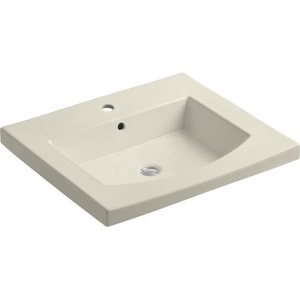 K2956-1-47 Persuade Vanity Top Bathroom Vanity - Almond K2956-1-47 Persuade Vanity Top Bathroom Vanity - Almond