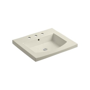 K2956-8-47 Persuade Vanity Top Bathroom Vanity - Almond K2956-8-47 Persuade Vanity Top Bathroom Vanity - Almond