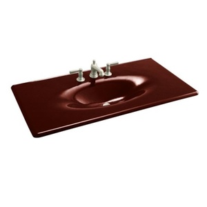 K3052-8-RR Iron/Impressions Vanity Top Bathroom Vanity - Ember K3052-8-RR Iron/Impressions Vanity Top Bathroom Vanity - Ember
